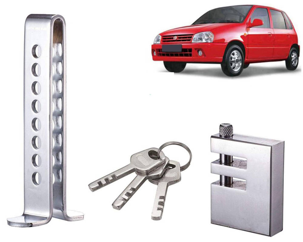 Stainless Steel Pedal Lock Rod or for Car Clutch Brake Throttle Adjustable Anti Theft Security Lock System Zen Stainless Steel Pedal Lock Rod or for Car Clutch Brake Throttle Adjustable Anti Theft Security Lock System Zen