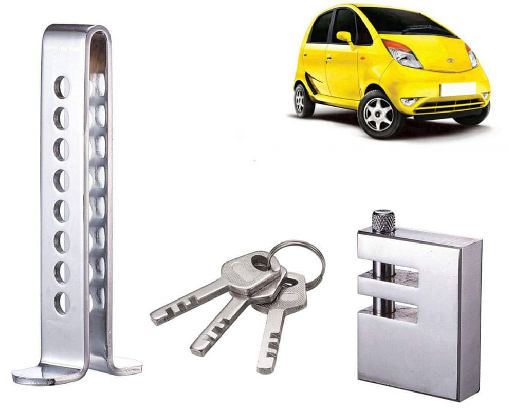 Stainless Steel Pedal Lock Rod or for Car Clutch Brake Throttle Adjustable Anti Theft Security Lock System Nano Stainless Steel Pedal Lock Rod or for Car Clutch Brake Throttle Adjustable Anti Theft Security Lock System Nano