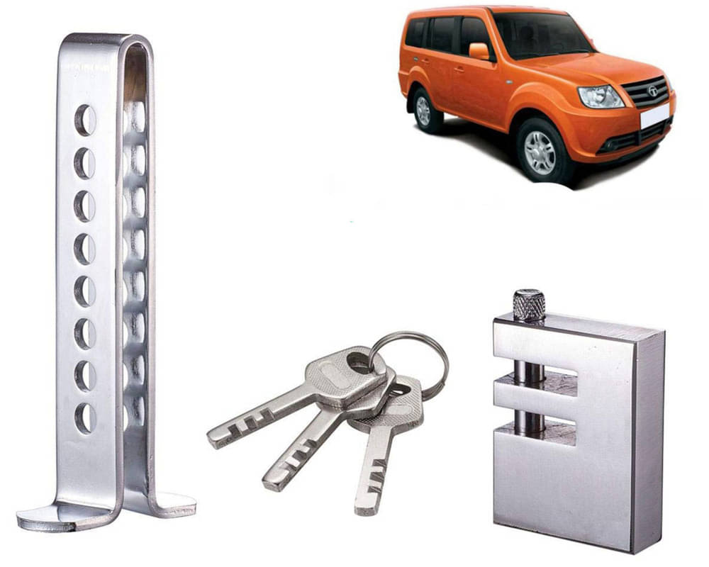 Stainless Steel Pedal Lock Rod or for Car Clutch Brake Throttle Adjustable Anti Theft Security Lock System Grande Dicor Stainless Steel Pedal Lock Rod or for Car Clutch Brake Throttle Adjustable Anti Theft Security Lock System Grande Dicor