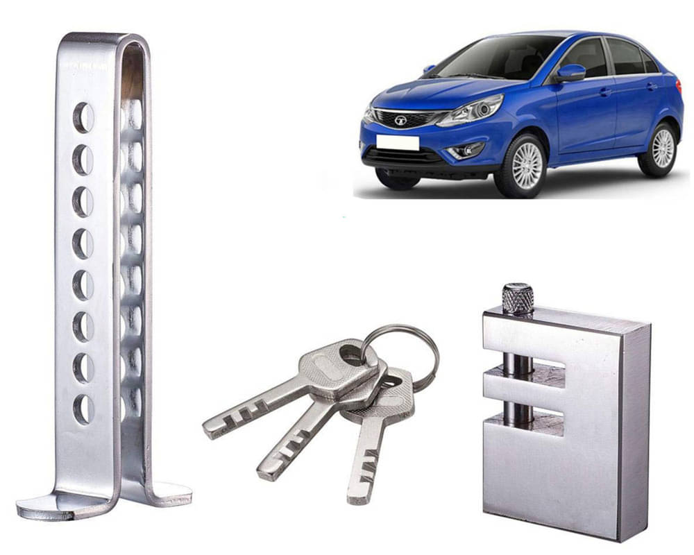 Stainless Steel Pedal Lock Rod or for Car Clutch Brake Throttle Adjustable Anti Theft Security Lock System Zest     			Stainless Steel Pedal Lock Rod or for Car Clutch Brake Throttle Adjustable Anti Theft Security Lock System Zest