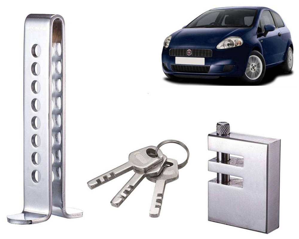 Stainless Steel Pedal Lock Rod or for Car Clutch Brake Throttle Adjustable Anti Theft Security Lock System Grand Punto Stainless Steel Pedal Lock Rod or for Car Clutch Brake Throttle Adjustable Anti Theft Security Lock System Grand Punto