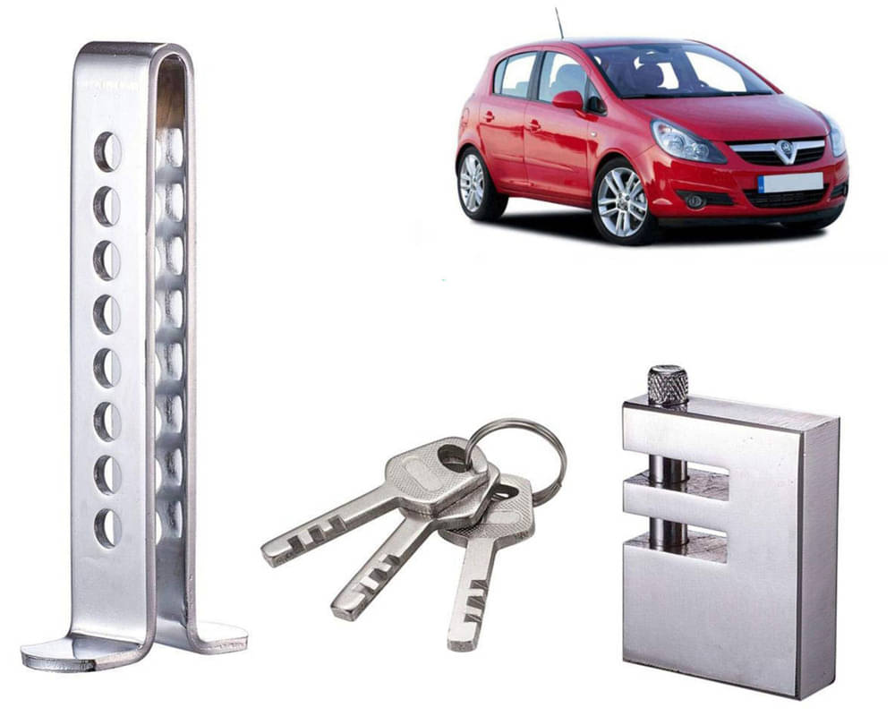 Stainless Steel Pedal Lock Rod or for Car Clutch Brake Throttle Adjustable Anti Theft Security Lock System Corsa Stainless Steel Pedal Lock Rod or for Car Clutch Brake Throttle Adjustable Anti Theft Security Lock System Corsa