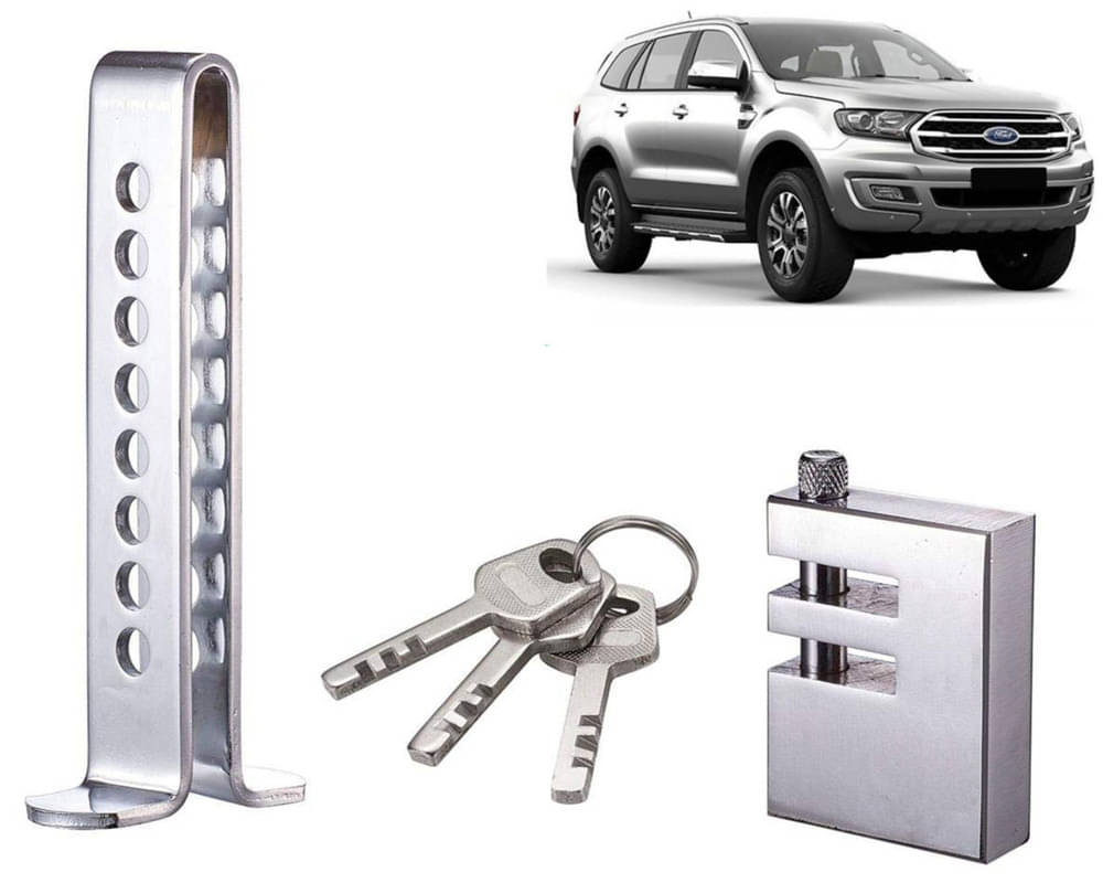     			Stainless Steel Pedal Lock Rod or for Car Clutch Brake Throttle Adjustable Anti Theft Security Lock System Endeavour 2019
