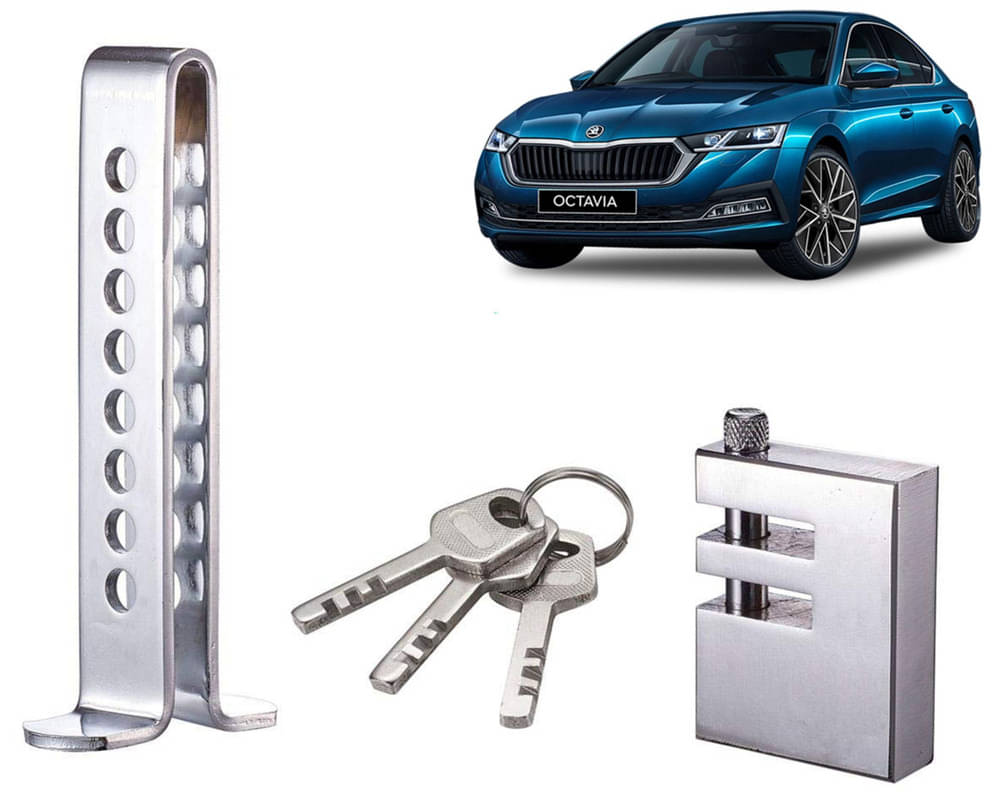 Stainless Steel Pedal Lock Rod or for Car Clutch Brake Throttle Adjustable Anti Theft Security Lock System Octavia 2021 Stainless Steel Pedal Lock Rod or for Car Clutch Brake Throttle Adjustable Anti Theft Security Lock System Octavia 2021