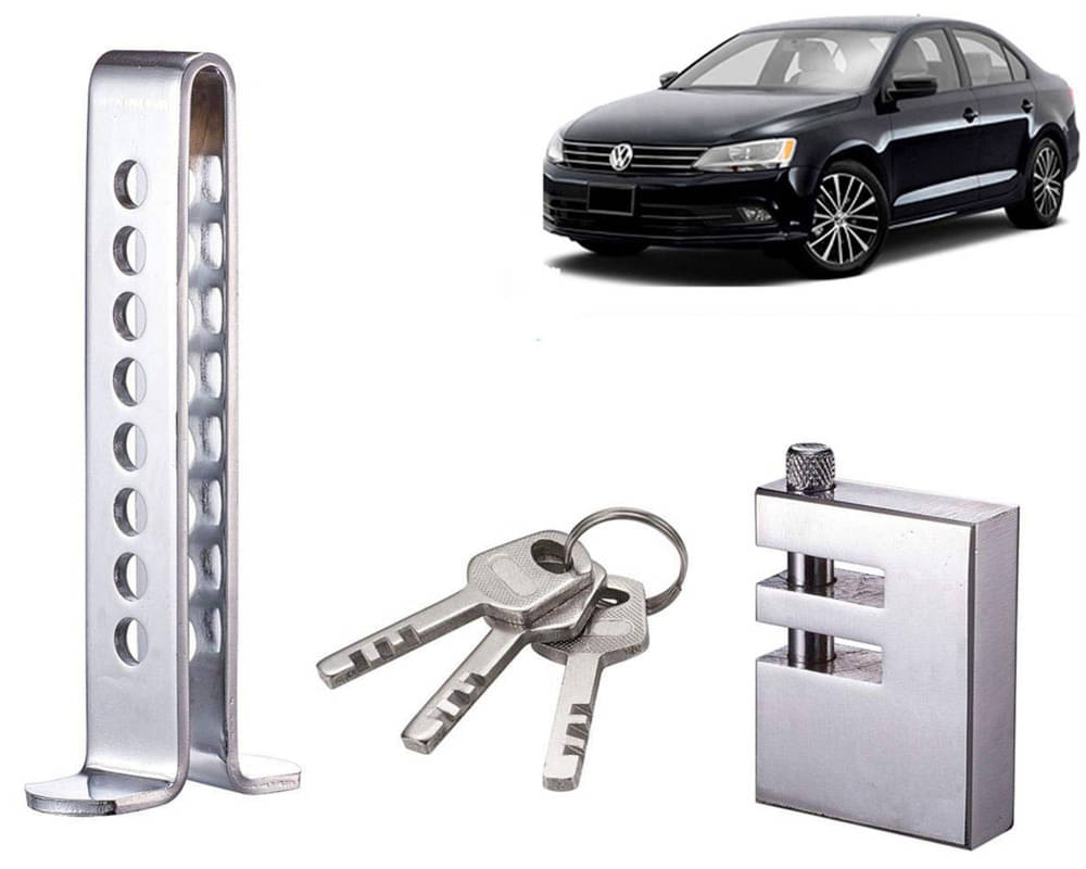 Stainless Steel Pedal Lock Rod or for Car Clutch Brake Throttle Adjustable Anti Theft Security Lock System Jetta Type-2 Stainless Steel Pedal Lock Rod or for Car Clutch Brake Throttle Adjustable Anti Theft Security Lock System Jetta Type-2