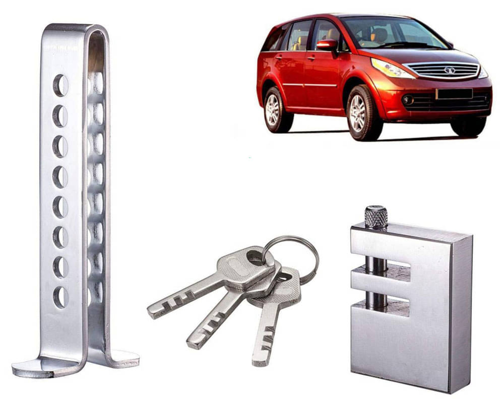 Stainless Steel Pedal Lock Rod or for Car Clutch Brake Throttle Adjustable Anti Theft Security Lock System Aria Stainless Steel Pedal Lock Rod or for Car Clutch Brake Throttle Adjustable Anti Theft Security Lock System Aria