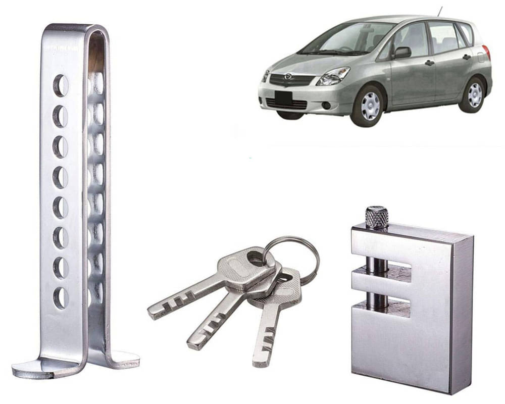 Stainless Steel Pedal Lock Rod or for Car Clutch Brake Throttle Adjustable Anti Theft Security Lock System Spacio Stainless Steel Pedal Lock Rod or for Car Clutch Brake Throttle Adjustable Anti Theft Security Lock System Spacio