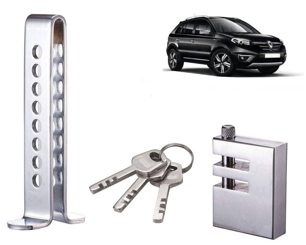 Stainless Steel Pedal Lock Rod or for Car Clutch Brake Throttle Adjustable Anti Theft Security Lock System Koleos Stainless Steel Pedal Lock Rod or for Car Clutch Brake Throttle Adjustable Anti Theft Security Lock System Koleos