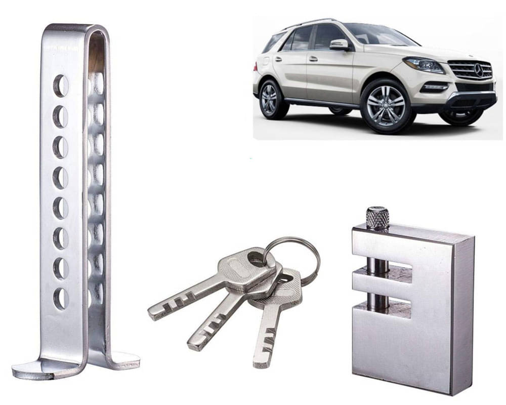Stainless Steel Pedal Lock Rod or for Car Clutch Brake Throttle Adjustable Anti Theft Security Lock System Benz ML Stainless Steel Pedal Lock Rod or for Car Clutch Brake Throttle Adjustable Anti Theft Security Lock System Benz ML