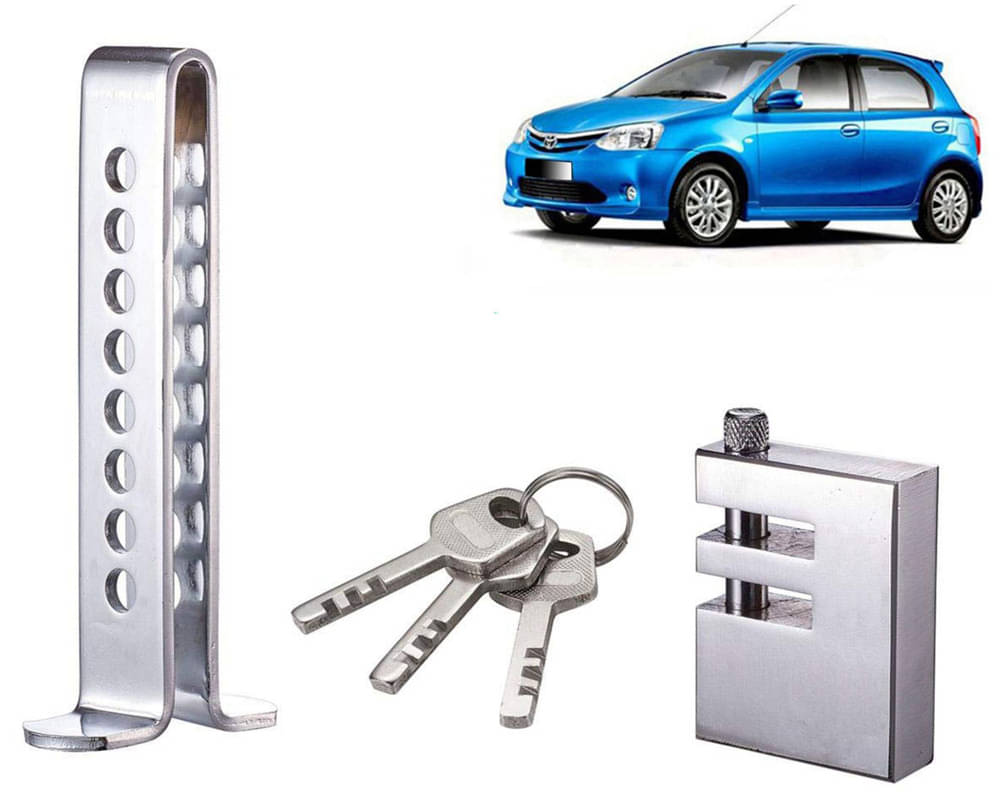 Stainless Steel Pedal Lock Rod or for Car Clutch Brake Throttle Adjustable Anti Theft Security Lock System Etios Liva Stainless Steel Pedal Lock Rod or for Car Clutch Brake Throttle Adjustable Anti Theft Security Lock System Etios Liva