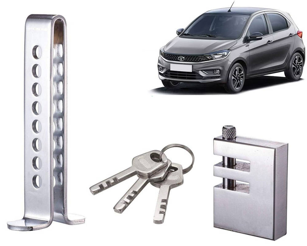     			Stainless Steel Pedal Lock Rod or for Car Clutch Brake Throttle Adjustable Anti Theft Security Lock System Tiago 2022