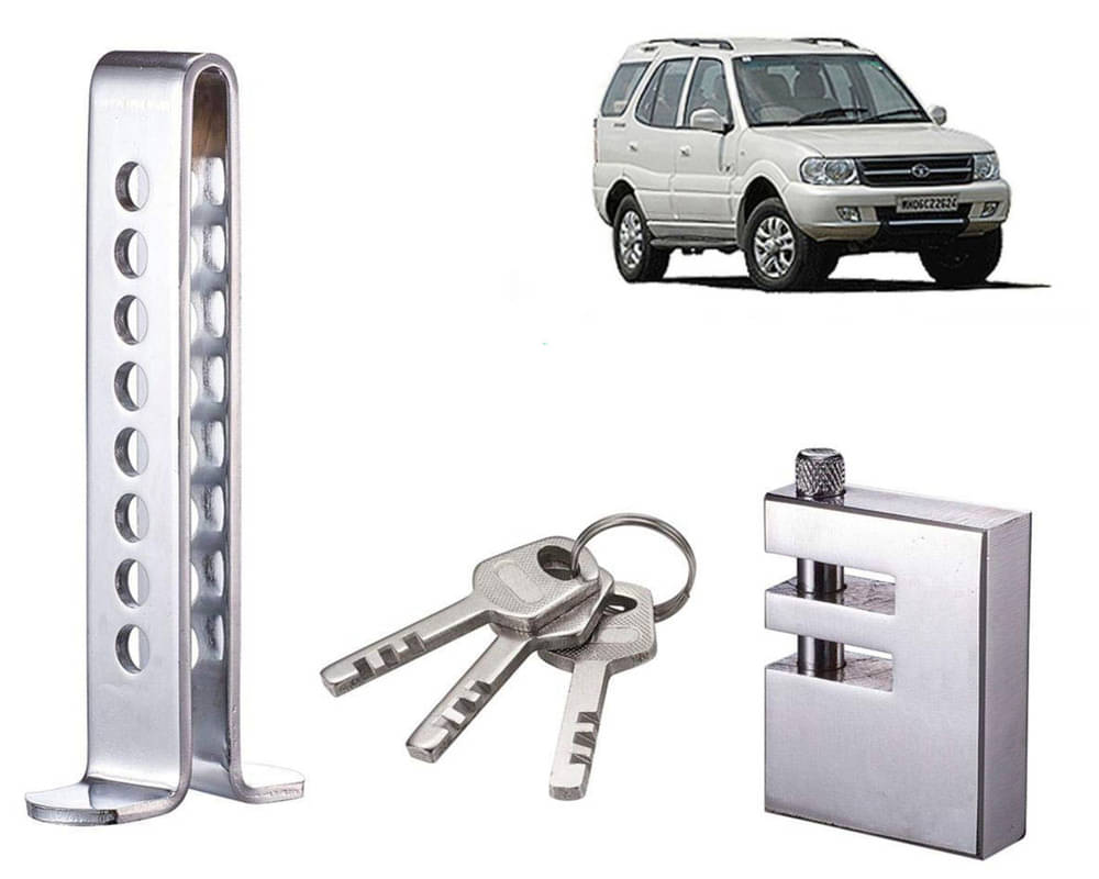 Stainless Steel Pedal Lock Rod or for Car Clutch Brake Throttle Adjustable Anti Theft Security Lock System Safari Storme Stainless Steel Pedal Lock Rod or for Car Clutch Brake Throttle Adjustable Anti Theft Security Lock System Safari Storme