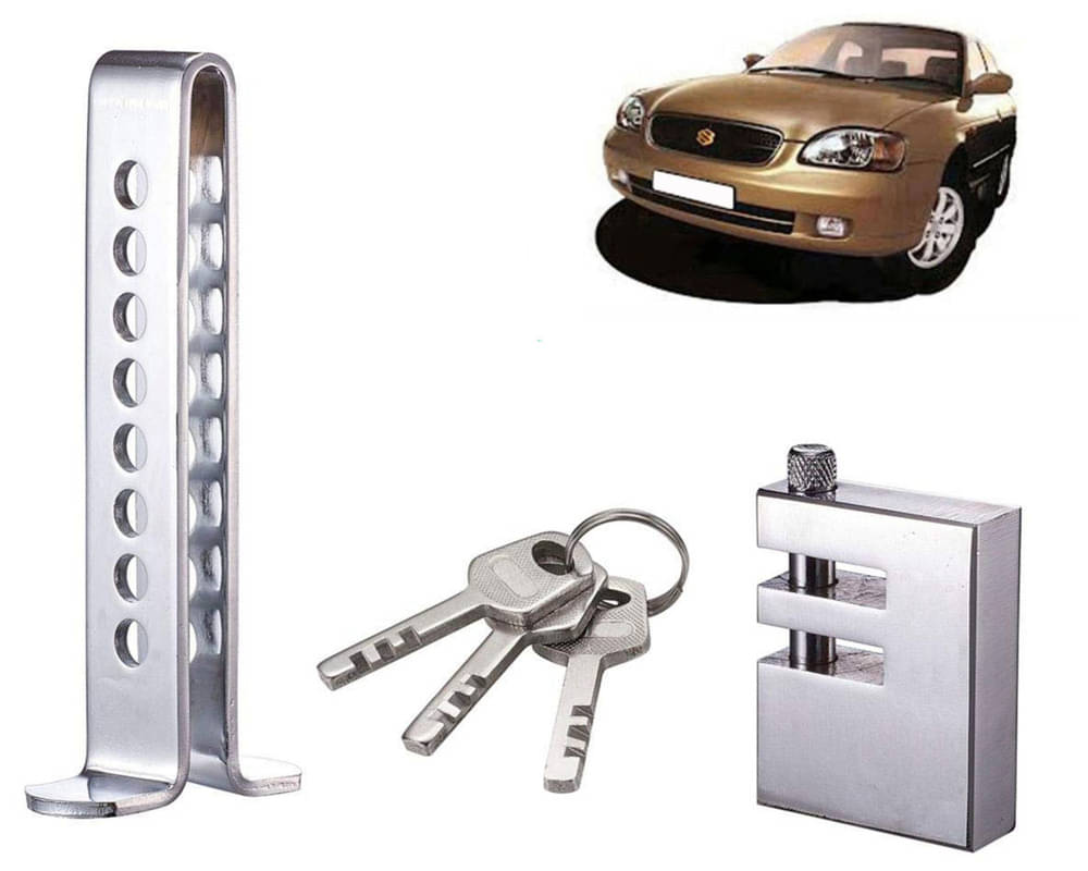 Stainless Steel Pedal Lock Rod or for Car Clutch Brake Throttle Adjustable Anti Theft Security Lock System Baleno Stainless Steel Pedal Lock Rod or for Car Clutch Brake Throttle Adjustable Anti Theft Security Lock System Baleno