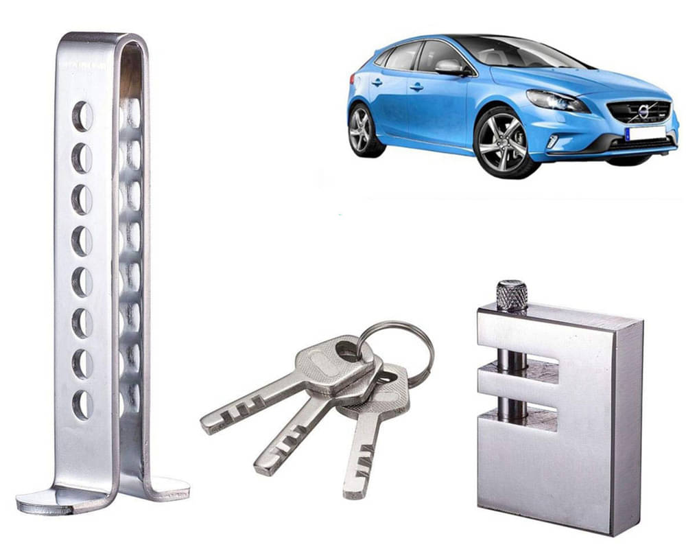 Stainless Steel Pedal Lock Rod or for Car Clutch Brake Throttle Adjustable Anti Theft Security Lock System V40 Stainless Steel Pedal Lock Rod or for Car Clutch Brake Throttle Adjustable Anti Theft Security Lock System V40