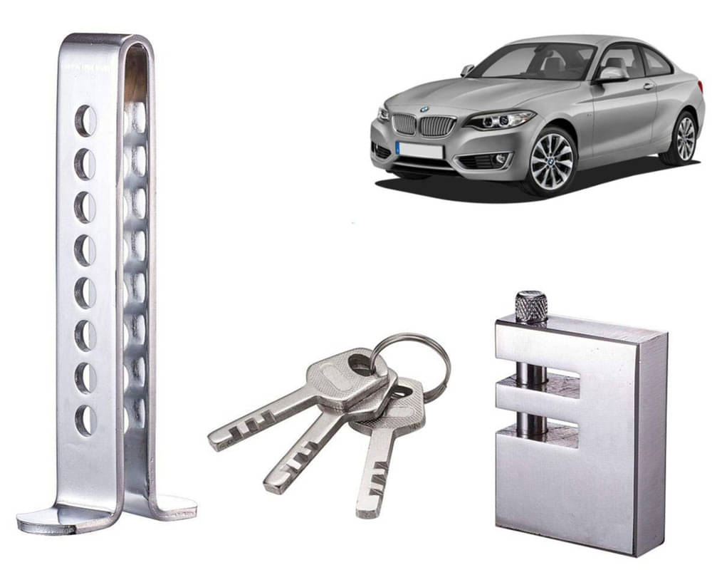 Stainless Steel Pedal Lock Rod or for Car Clutch Brake Throttle Adjustable Anti Theft Security Lock System 2 Series Stainless Steel Pedal Lock Rod or for Car Clutch Brake Throttle Adjustable Anti Theft Security Lock System 2 Series