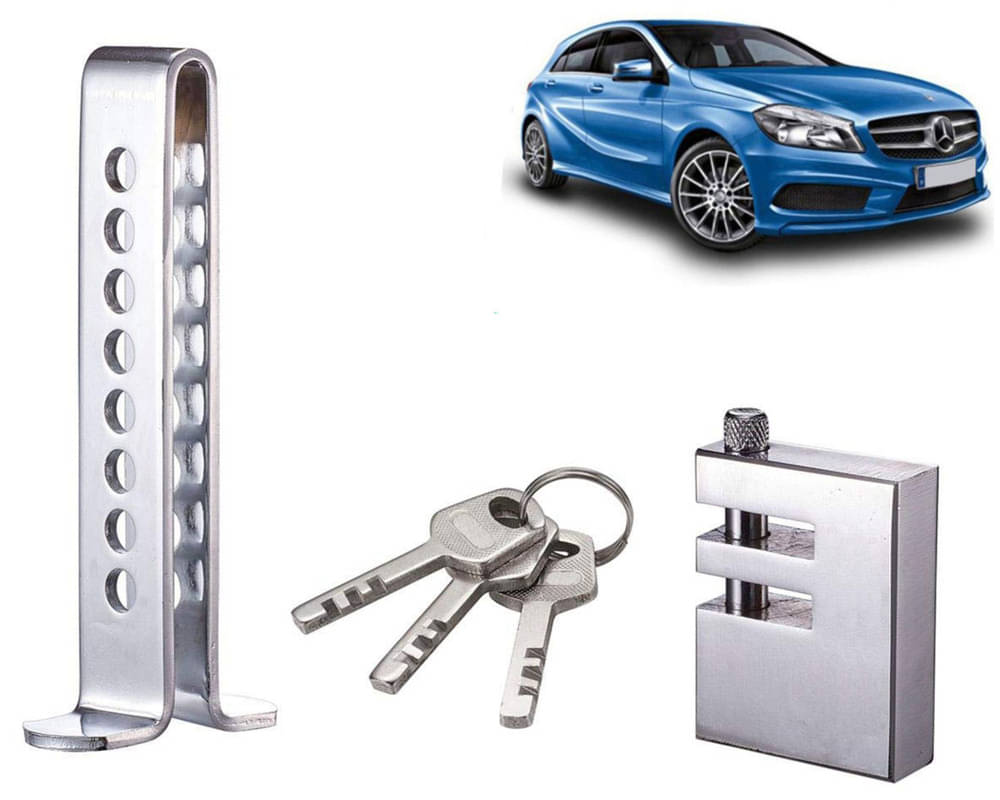 Stainless Steel Pedal Lock Rod or for Car Clutch Brake Throttle Adjustable Anti Theft Security Lock System Benz A Class     			Stainless Steel Pedal Lock Rod or for Car Clutch Brake Throttle Adjustable Anti Theft Security Lock System Benz A Class