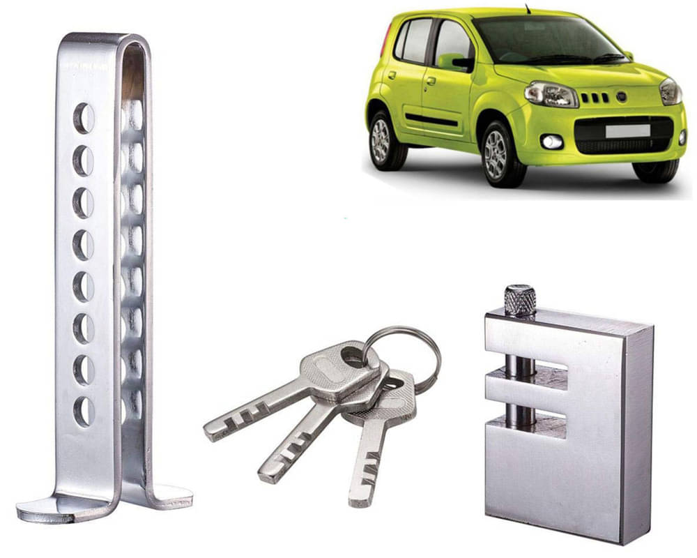 Stainless Steel Pedal Lock Rod or for Car Clutch Brake Throttle Adjustable Anti Theft Security Lock System Novo Uno     			Stainless Steel Pedal Lock Rod or for Car Clutch Brake Throttle Adjustable Anti Theft Security Lock System Novo Uno