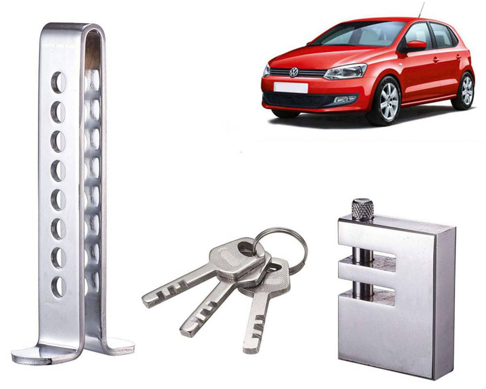 Stainless Steel Pedal Lock Rod or for Car Clutch Brake Throttle Adjustable Anti Theft Security Lock System Polo Stainless Steel Pedal Lock Rod or for Car Clutch Brake Throttle Adjustable Anti Theft Security Lock System Polo
