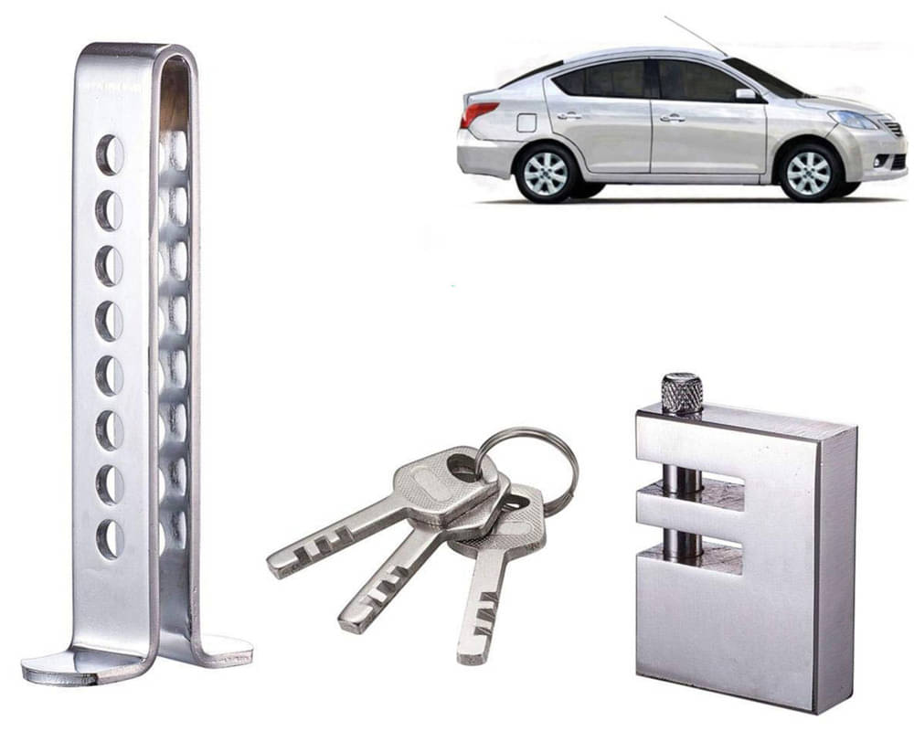 Stainless Steel Pedal Lock Rod or for Car Clutch Brake Throttle Adjustable Anti Theft Security Lock System Sunny Stainless Steel Pedal Lock Rod or for Car Clutch Brake Throttle Adjustable Anti Theft Security Lock System Sunny