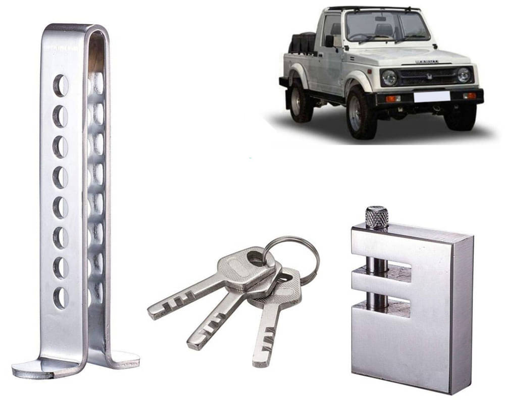 Stainless Steel Pedal Lock Rod or for Car Clutch Brake Throttle Adjustable Anti Theft Security Lock System Gypsy Mg410 Stainless Steel Pedal Lock Rod or for Car Clutch Brake Throttle Adjustable Anti Theft Security Lock System Gypsy Mg410