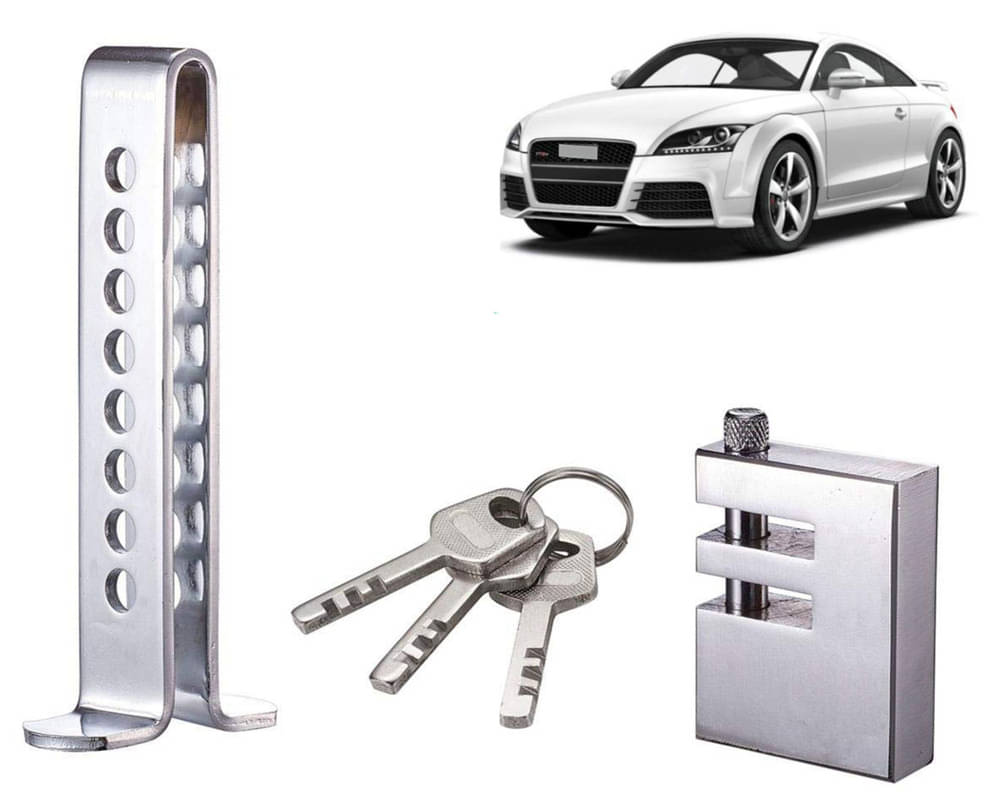 Stainless Steel Pedal Lock Rod or for Car Clutch Brake Throttle Adjustable Anti Theft Security Lock System TT Stainless Steel Pedal Lock Rod or for Car Clutch Brake Throttle Adjustable Anti Theft Security Lock System TT
