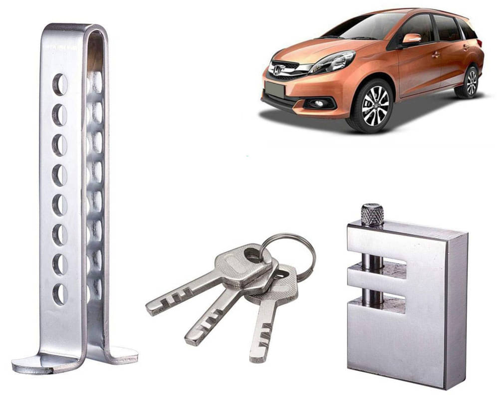 Stainless Steel Pedal Lock Rod or for Car Clutch Brake Throttle Adjustable Anti Theft Security Lock System Mobilio Stainless Steel Pedal Lock Rod or for Car Clutch Brake Throttle Adjustable Anti Theft Security Lock System Mobilio