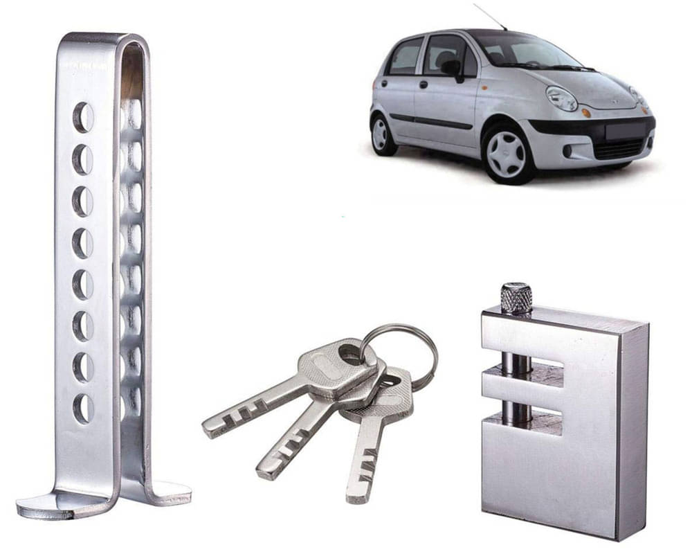 Stainless Steel Pedal Lock Rod or for Car Clutch Brake Throttle Adjustable Anti Theft Security Lock System Daewoo Matiz     			Stainless Steel Pedal Lock Rod or for Car Clutch Brake Throttle Adjustable Anti Theft Security Lock System Daewoo Matiz