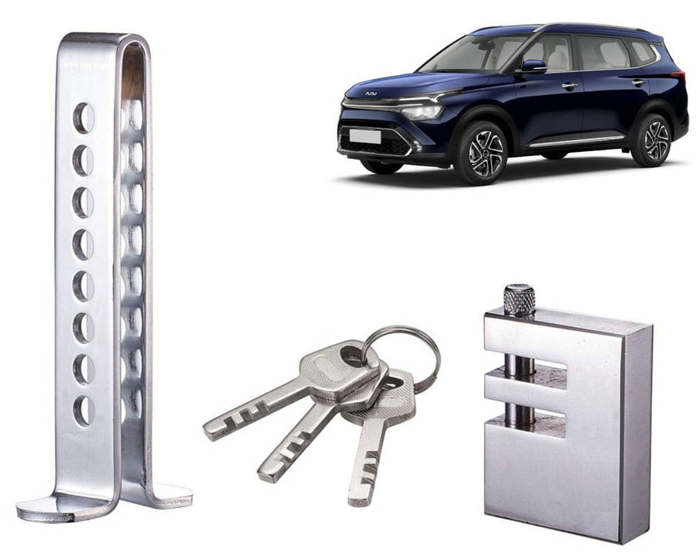 Stainless Steel Pedal Lock Rod or for Car Clutch Brake Throttle Adjustable Anti Theft Security Lock System Carnes Stainless Steel Pedal Lock Rod or for Car Clutch Brake Throttle Adjustable Anti Theft Security Lock System Carnes