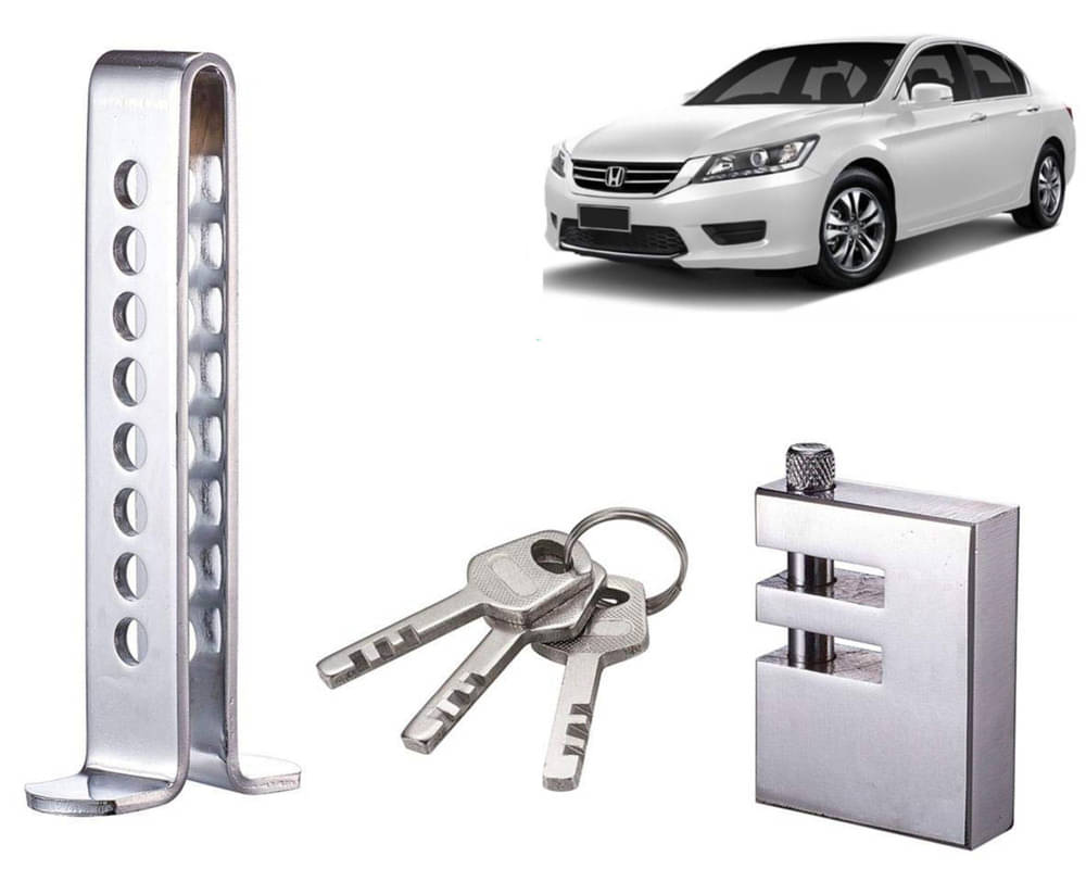 Stainless Steel Pedal Lock Rod or for Car Clutch Brake Throttle Adjustable Anti Theft Security Lock System Accord Stainless Steel Pedal Lock Rod or for Car Clutch Brake Throttle Adjustable Anti Theft Security Lock System Accord