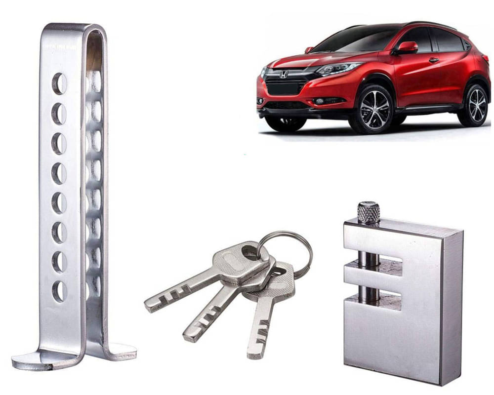 Stainless Steel Pedal Lock Rod or for Car Clutch Brake Throttle Adjustable Anti Theft Security Lock System BRV Stainless Steel Pedal Lock Rod or for Car Clutch Brake Throttle Adjustable Anti Theft Security Lock System BRV