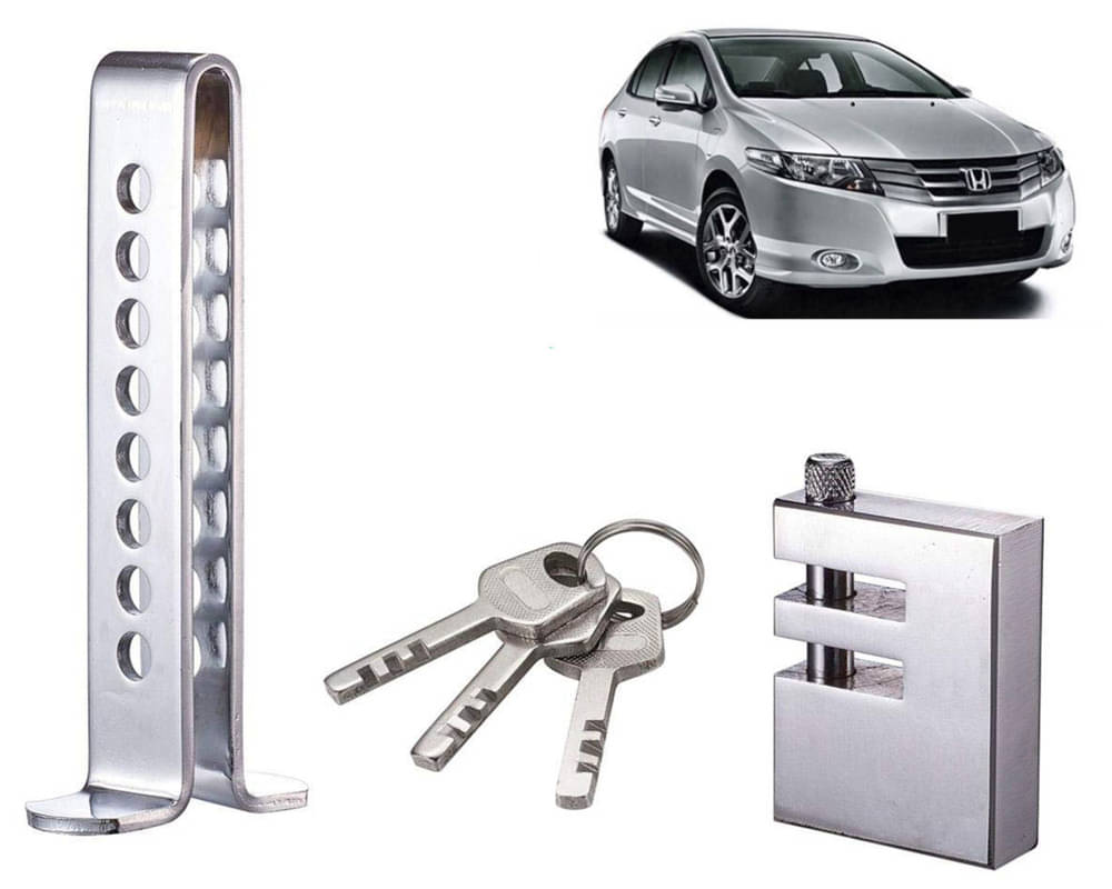Stainless Steel Pedal Lock Rod or for Car Clutch Brake Throttle Adjustable Anti Theft Security Lock System City Stainless Steel Pedal Lock Rod or for Car Clutch Brake Throttle Adjustable Anti Theft Security Lock System City