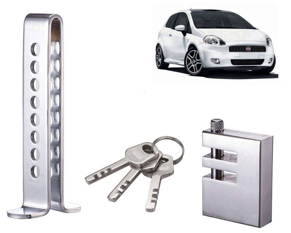 Stainless Steel Pedal Lock Rod or for Car Clutch Brake Throttle Adjustable Anti Theft Security Lock System Punto     			Stainless Steel Pedal Lock Rod or for Car Clutch Brake Throttle Adjustable Anti Theft Security Lock System Punto