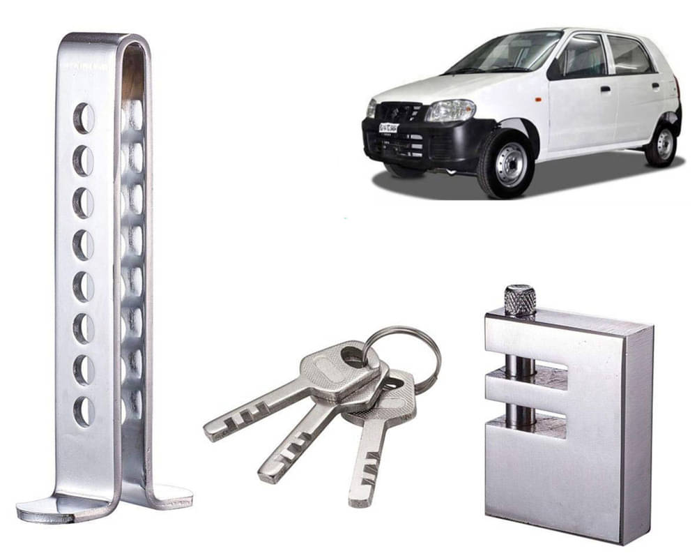     			Stainless Steel Pedal Lock Rod or for Car Clutch Brake Throttle Adjustable Anti Theft Security Lock System Alto