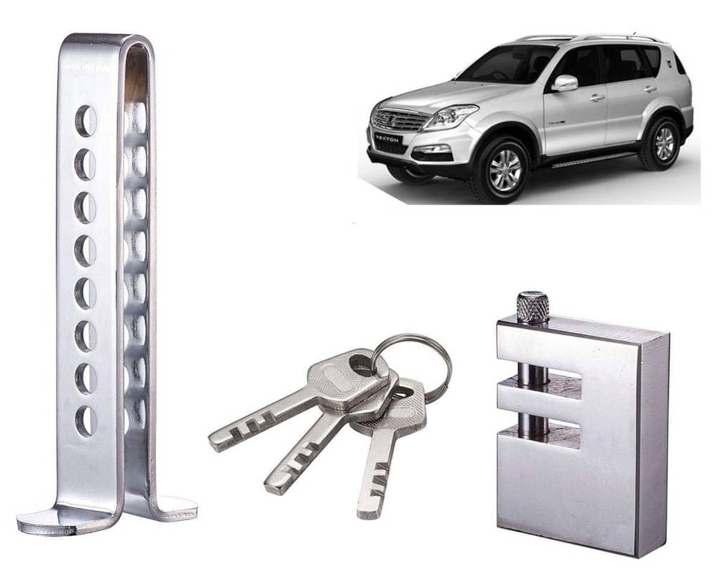 Stainless Steel Pedal Lock Rod or for Car Clutch Brake Throttle Adjustable Anti Theft Security Lock System Rexton Stainless Steel Pedal Lock Rod or for Car Clutch Brake Throttle Adjustable Anti Theft Security Lock System Rexton