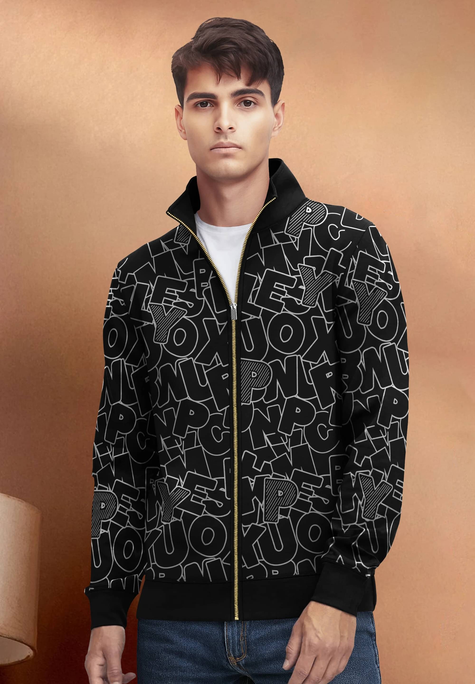 Tripr Cotton Blend Men's Casual Jacket - Black ( Pack of 1 ) Tripr Cotton Blend Men's Casual Jacket - Black ( Pack of 1 )