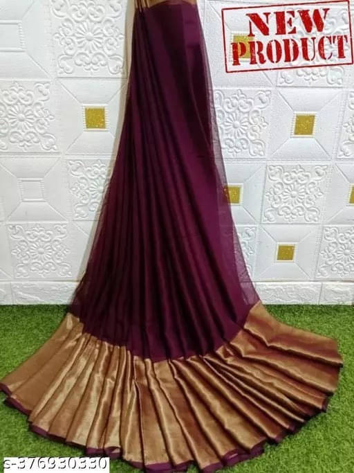 VRAGI Chiffon Self Design Regular Saree With Unstitched Blouse Piece ( Maroon ) VRAGI Chiffon Self Design Regular Saree With Unstitched Blouse Piece ( Maroon )