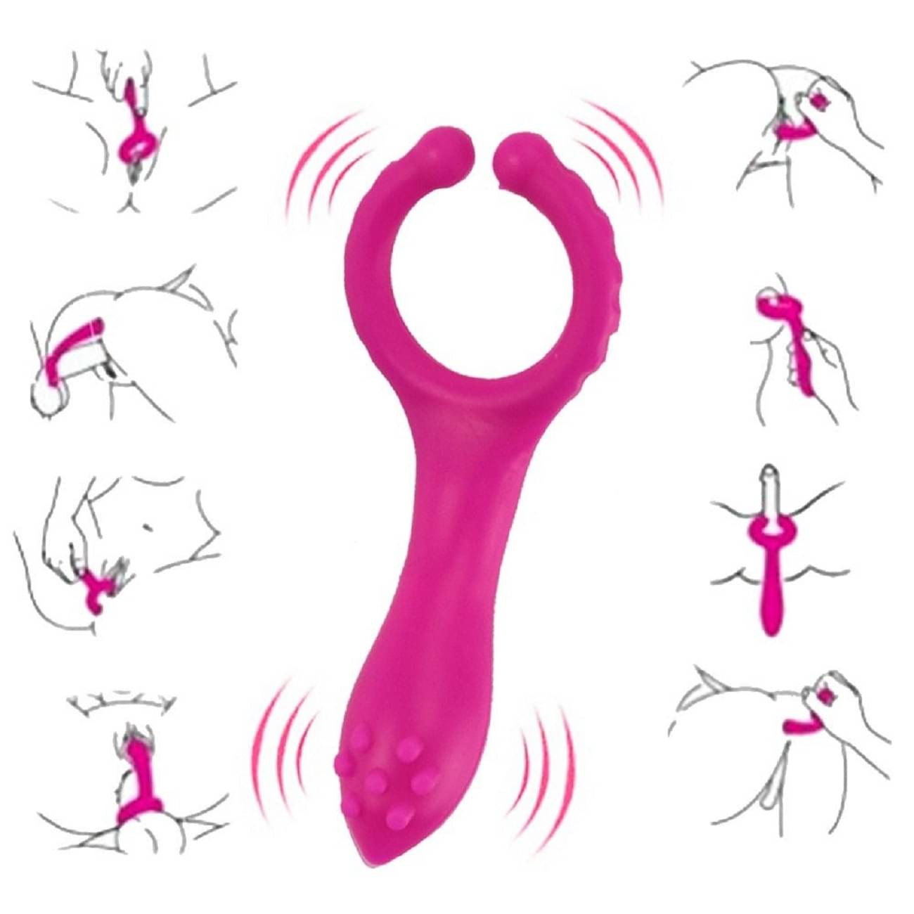 Vibration Breast Clip Nipple Massage Tease Clitoris Clamp Shock Foreplay Adult Silicone SexToys for Couple Vibrator Vibration Breast Clip Nipple Massage Tease Clitoris Clamp Shock Foreplay Adult Silicone SexToys for Couple Vibrator