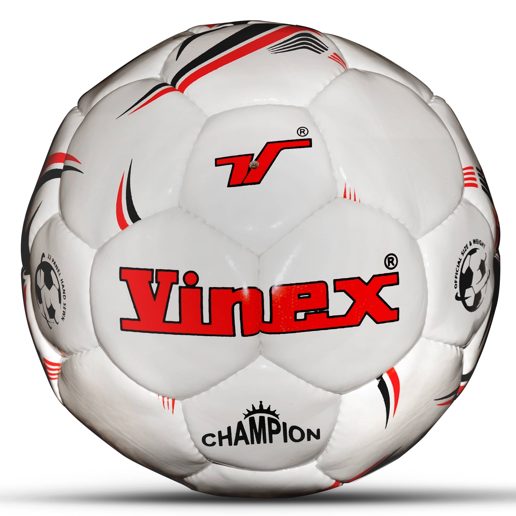     			Vinex White PU Football ( Pack of 1 )