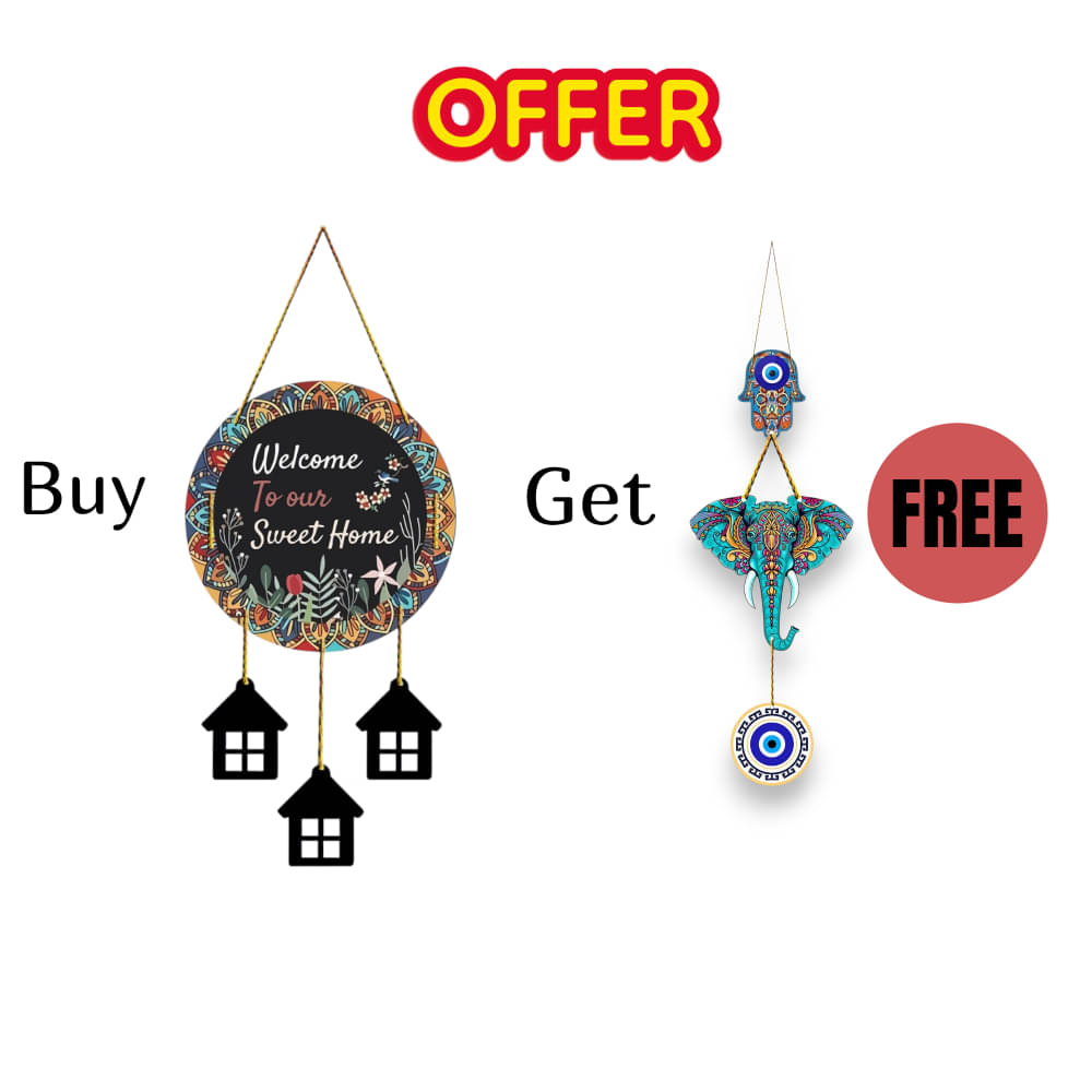     			Welcome wall hanging for home decoration and gift