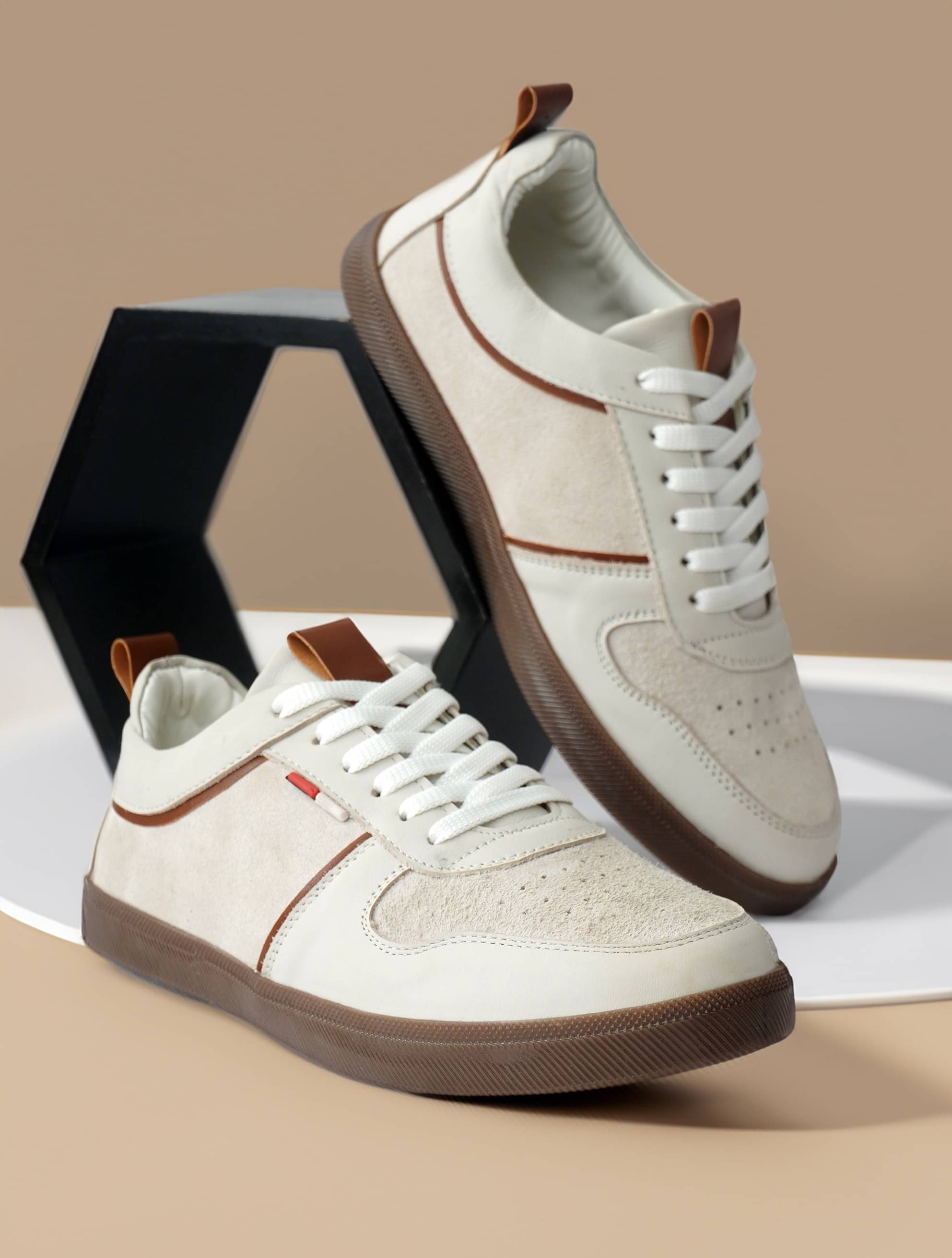     			Xplain geunine leather causal sneaker  for men White Men's Sneakers