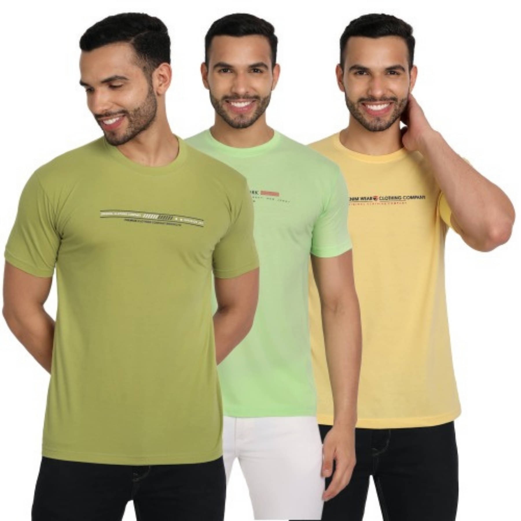     			ZEFFORA Men Cotton Blend Regular Fit Printed T-Shirt ( Multicolor11 )