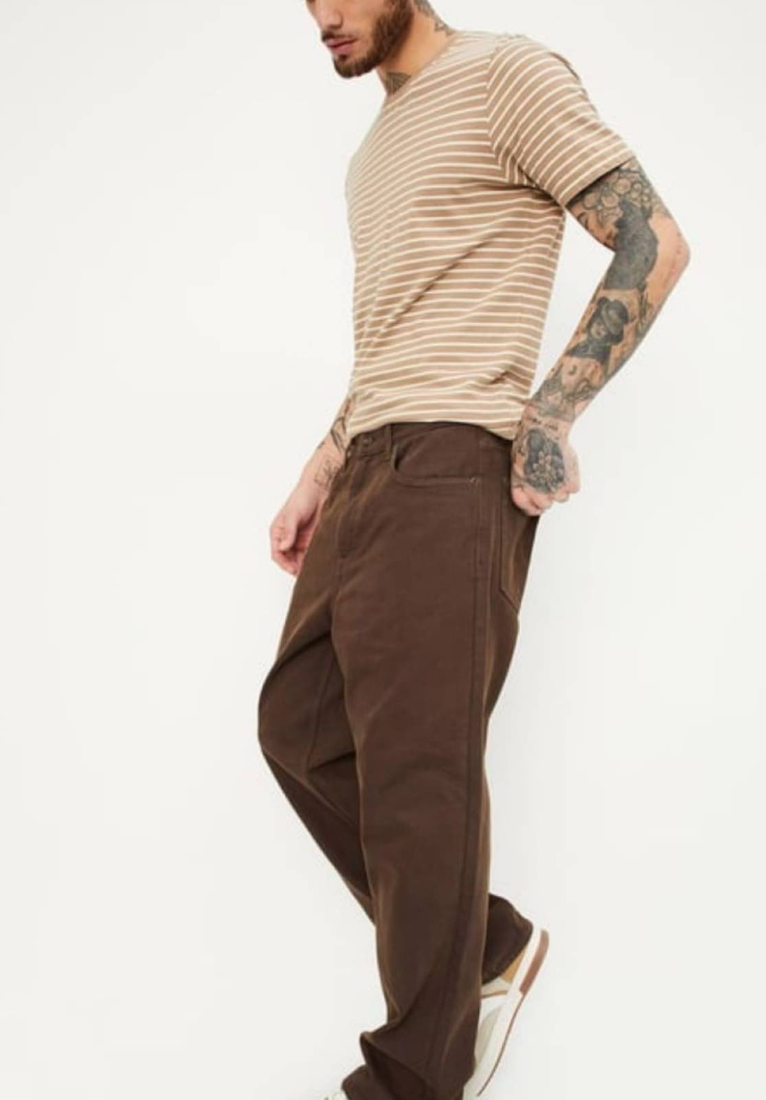 AD Fashion Clean Look Men's Jeans - Brown ( Pack of 1 )     			AD Fashion Clean Look Men's Jeans - Brown ( Pack of 1 )