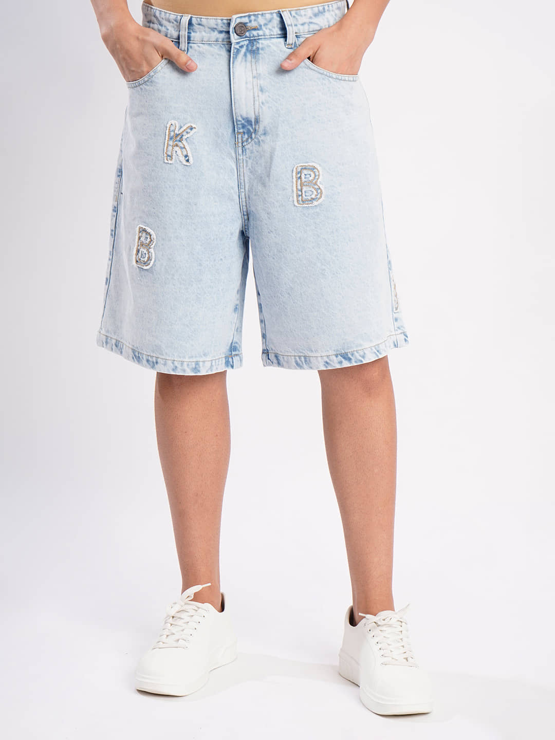 Bene Kleed Blue Cotton Men's Denim Shorts ( Pack of 1 ) - Shorts | Buy online on ZillyBuy