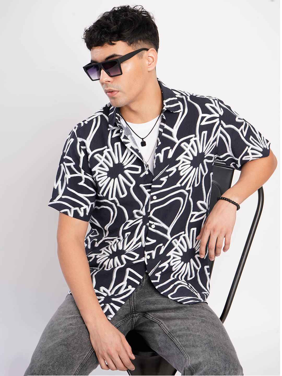     			Bene Kleed Viscose Regular Fit Printed Full Sleeves Men's Casual Shirt - Multi ( Pack of 1 )