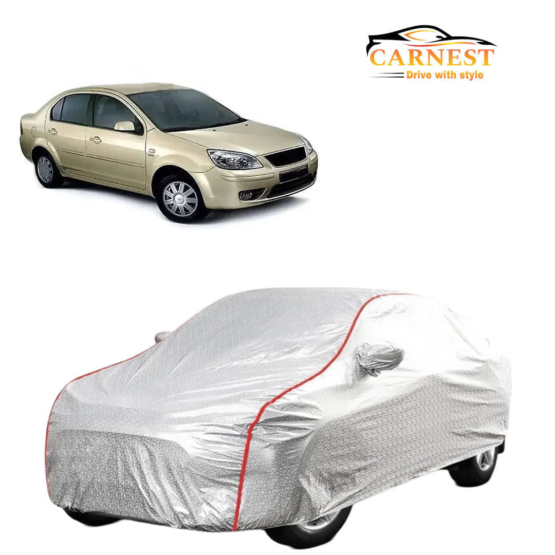     			CARNEST Car Body Cover for Ford Fiesta [2005-2008] With Mirror Pocket ( Pack of 1 ) , Silver