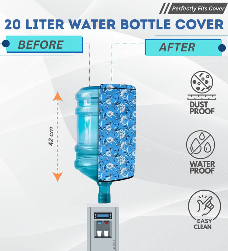 Crosia Craft Single PVC Blue Water Bottle Cover Crosia Craft Single PVC Blue Water Bottle Cover
