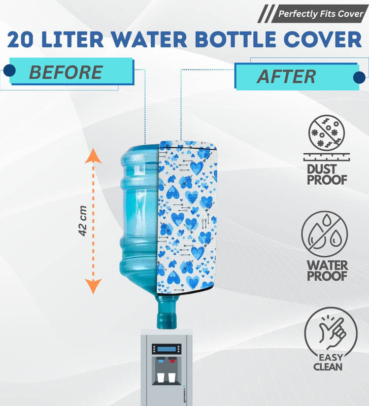Crosia Craft Single PVC Blue Water Bottle Cover Crosia Craft Single PVC Blue Water Bottle Cover
