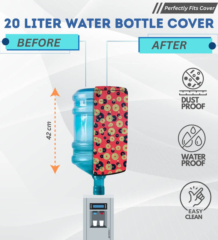Crosia Craft Single PVC Red Water Bottle Cover Crosia Craft Single PVC Red Water Bottle Cover