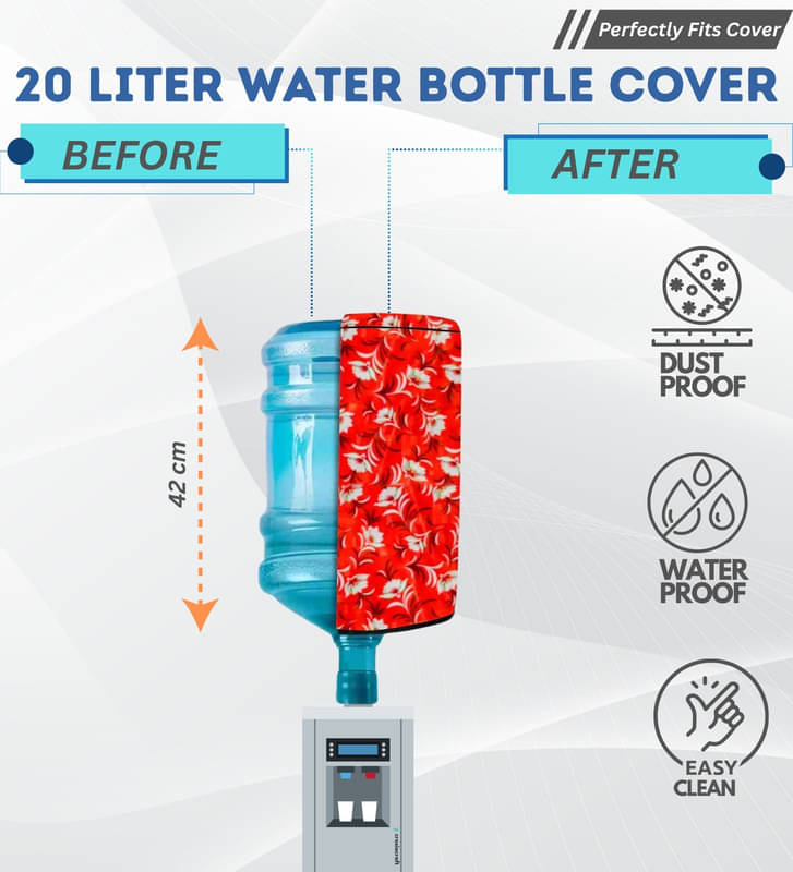 Crosia Craft Single PVC Red Water Bottle Cover Crosia Craft Single PVC Red Water Bottle Cover