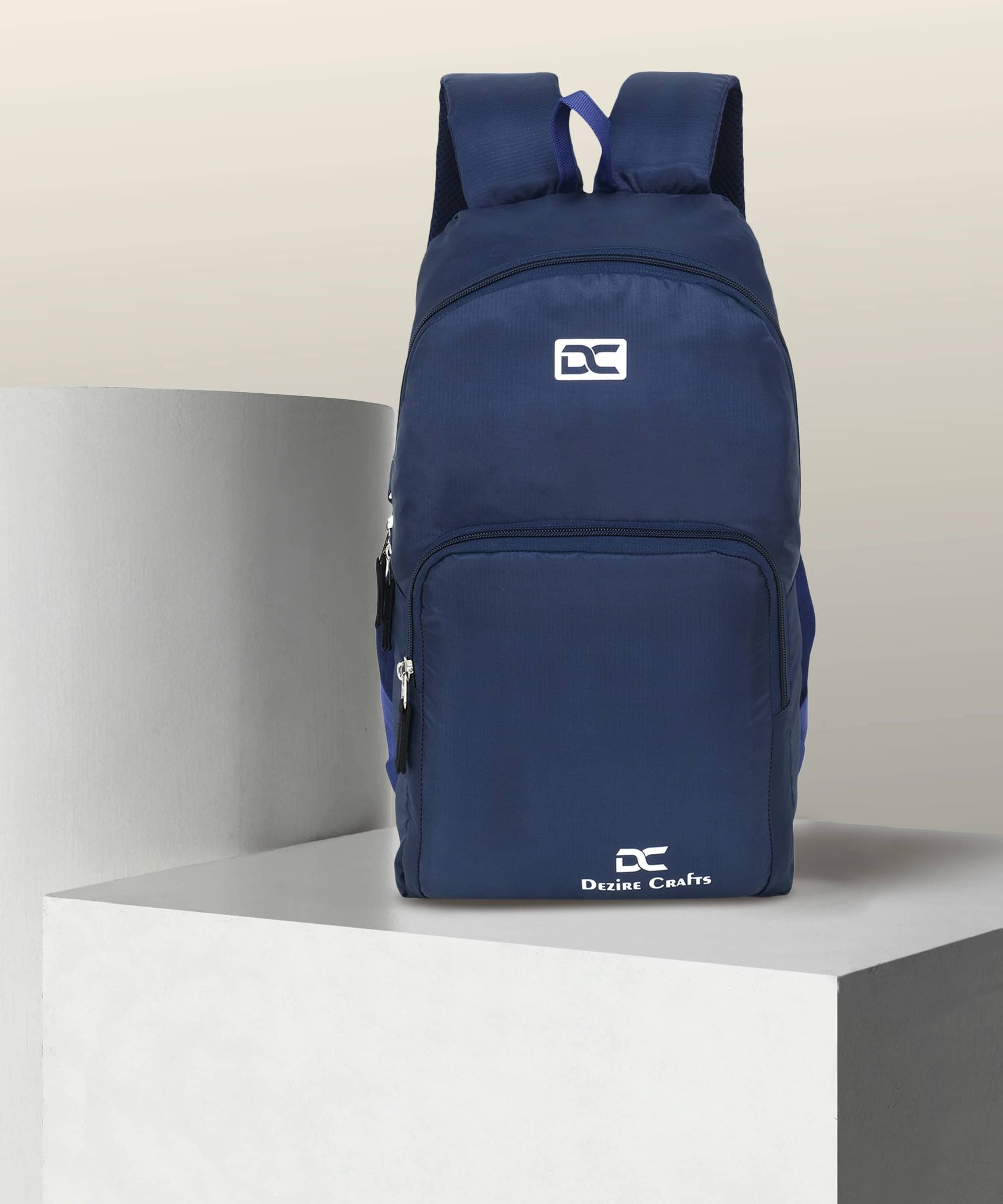     			Dezire Crafts 10 Ltrs Polyester Backpack *For Men & Women ( Blue )